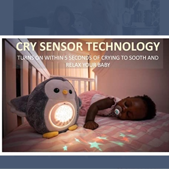 Mommy Paradise Soothing Sleep Baby Owl with Cry Sensor, White Noise, Lights - Picture 13 of 17